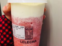 奶酪红草莓-LELECHA乐乐茶(上海五角场万达广场店)