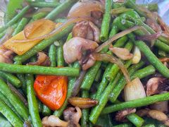 铁板虾酱豆角鱿鱼须-友联菜馆(杉木栏路店)