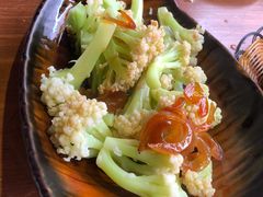 葱油淋有机花菜-客家道(百脑汇店)