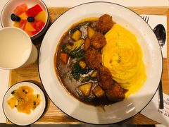 炸鸡块咖喱蛋包饭-池奈·咖喱蛋包饭(熙地港店)