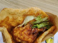 -小红车炸蛋葱油饼
