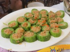 蒜蓉蒸丝瓜-桥东喜碧海鲜街(水东街店)