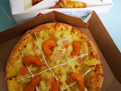 香甜双虾菠萝比萨-达美乐比萨(武定店)