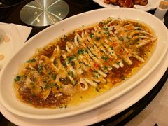 蒜蓉粉丝蒸鱿鱼-新南华大酒店(长寿店)