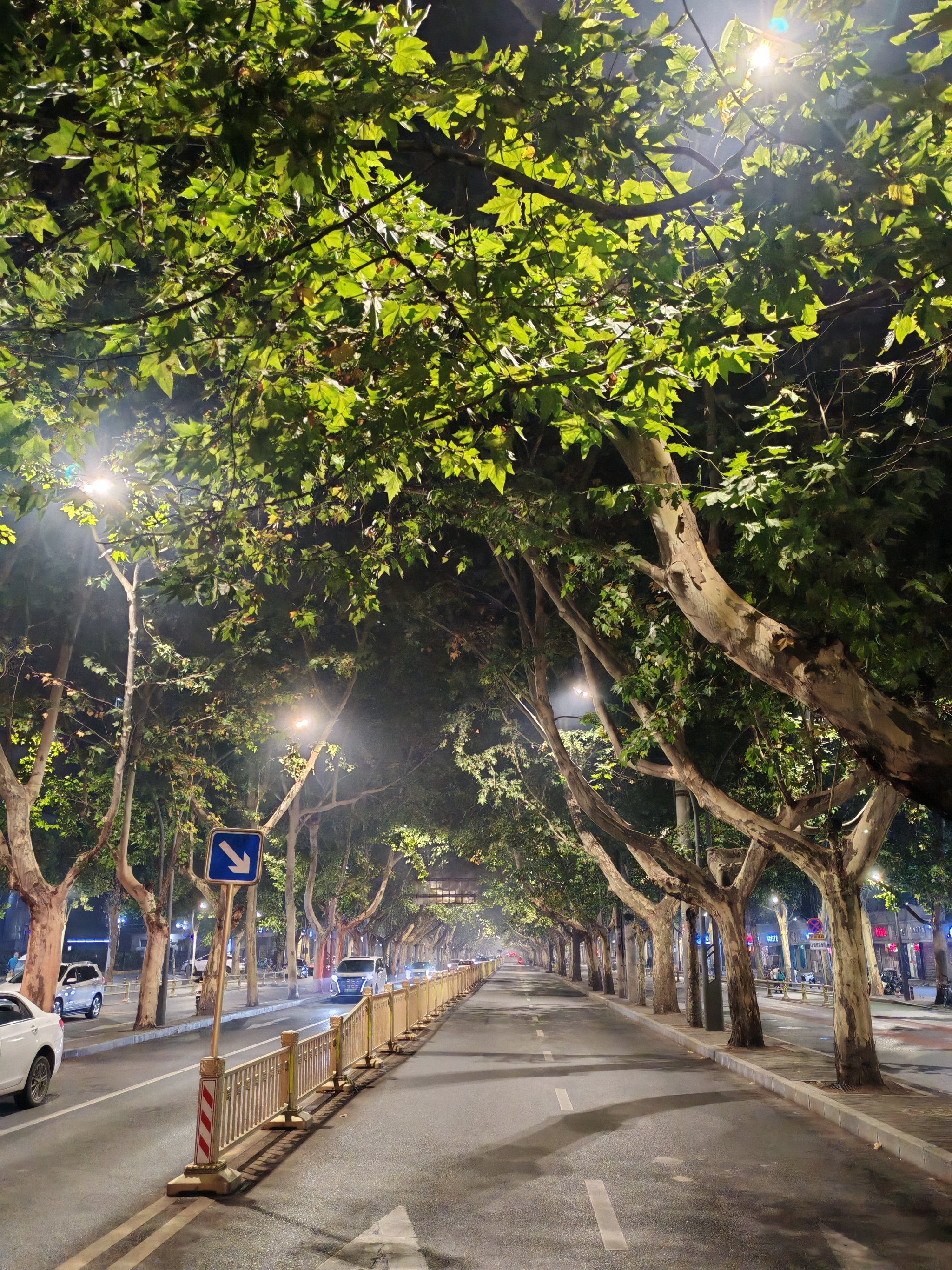 夜晚巴黎街头图片