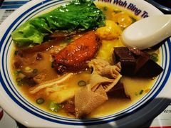 一碗全拼车仔面-敏华冰厅(平安金融中心店)