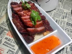 叉烧猪颈肉双拼-粤港湾砂锅粥·宵夜(宝龙店)
