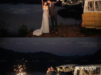 小仙女们 一生一次的婚纱照一定不要错过的夜景婚纱照呀