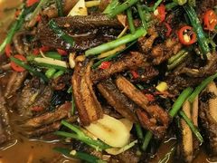 韭菜鳝鱼-宅里香.自然餐厅(湘大店)
