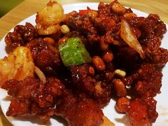小椒香虾仁爆鸡球-陈傻子餐厅(世纪都会店)