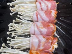 金针菇卷调味五花肉-九畋町和牛黑牛烤肉料理(三里屯3·3大厦店)
