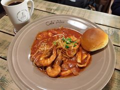 辣海鲜意大利面-Cafe Alice咖啡爱丽丝(奥城店)
