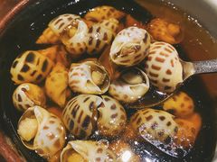 古越陈酿煮花螺-杭州西子湖四季酒店·金沙厅