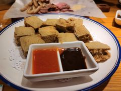 干炸臭豆腐-丁记盐蘸牛肉·新杭菜(河东路店)