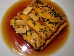 鲍菇扒野菜豆腐-雀蓝川菜(奥体广场店)