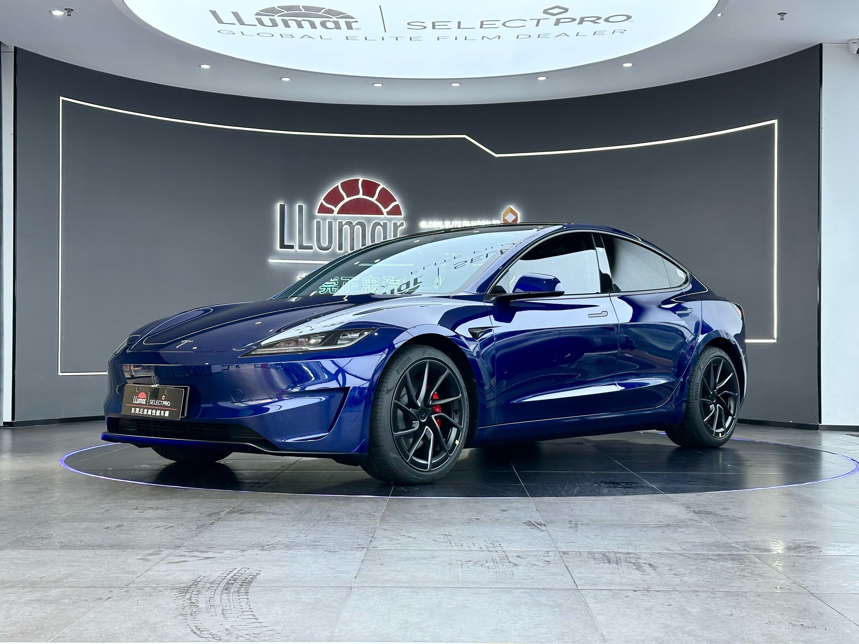 特斯拉model3p系列隐形车衣案例效果