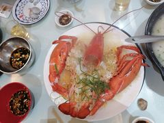 清蒸大龙虾-覃记海鲜美食餐厅