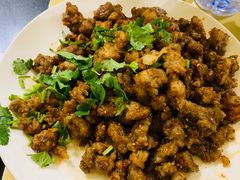 孜然羊肉-清真宏玉祥黄门脸餐厅(华荫东里店)