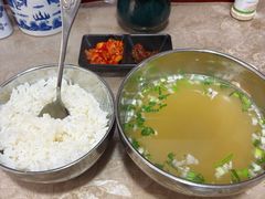 -吉林延边牛肉汤饭，大冷面