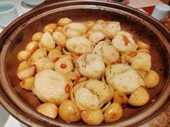 砂锅焗兰州百合-宝轩渔府·老字号海鲜·正宗津菜(水上店)