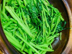啫啫虾酱空心菜-熠盛粤味(永康路店)