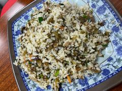 糟菜肉丝炒饭-福州人铭小吃