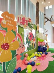 -团子宝宝宴派对百日宴生日布置策划·求婚策划·气球布置别墅民宿