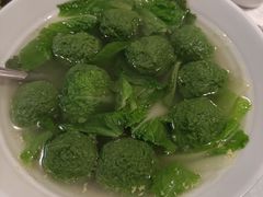 翡翠圆子汤-柏合黄记豆腐皮饭店