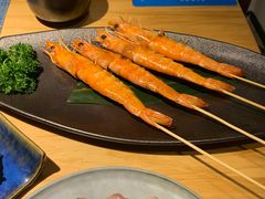 串烧大海虾-深蓝金枪·深海鱼刺身(吉大店)