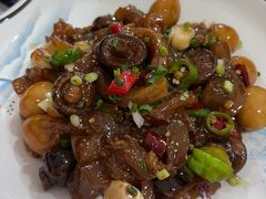 花菇烧牛筋-澎湖湾农家菜(八一路楚天府店)