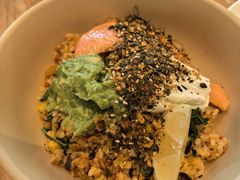 烟熏三文鱼配辣泡菜炒饭-gaga(深圳福田星河COCO Park店)