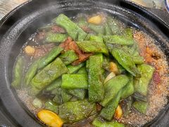 肉汁闷刀豆-八张桌子(老店)