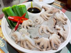 冰镇秋葵墨鱼仔-大头力茶餐厅(花都融创茂店)
