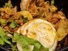 鱿鱼五花肉拌饭-米屋石锅拌饭(师大店)