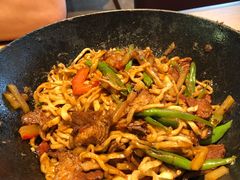 铁锅豆角花肉焖面-大师兄·西北小馆(金湾华发商都店)