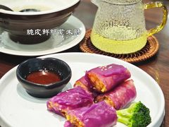 脆皮鲜虾紫米肠-一壶私房菜·顺德菜·顺德鱼生