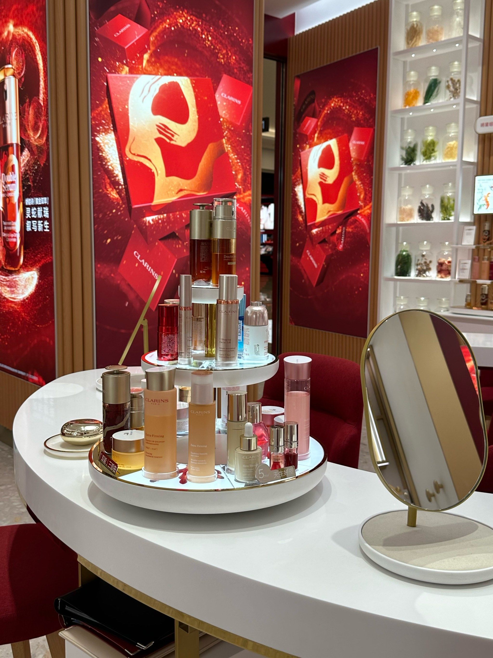 护肤品柜台新成员