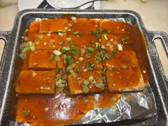 铁板包浆豆腐-绿茶餐厅(西单老佛爷店)