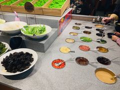 自助调料区-新辣道鱼火锅(领展购物广场·中关村店)