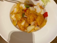 菠萝咕咾虾球-水月周庄铂尔曼酒店-水月荟中餐厅