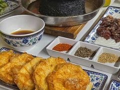 鸡蛋炸馒头片-大槐树烤肉馆