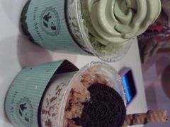 抹茶冰沙&巧克力奥利奥冰沙~-早安巴黎(四季坊店)
