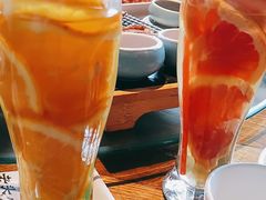 红西柚水果茶-老头儿油爆虾(胜利河美食街店)