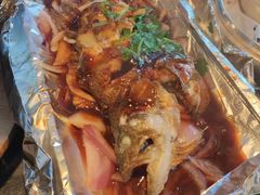 酱烤活鲈鱼-新白鹿餐厅(虹桥南丰城店)
