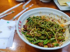 精瘦肉臊子面-手擀菠菜面(西康路店)