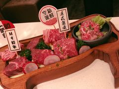M9和牛七品盛合（湿式熟成）-赤坂亭M9和牛烧肉·日料398放题(万达店)