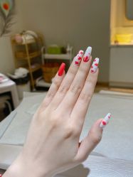 -孔雀手美甲美睫护理