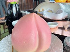香桃芝士配鲜果及柠檬美女樱烟雾-瑞吉酒店·The Drawing Room闲逸廊·云端下午茶·夜奢Whiskey