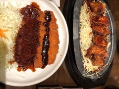 双拼炸猪排套餐-矢场猪(名古屋站名铁店)