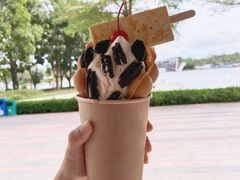 奥利奥牛奶雪糕鸡蛋仔芭菲-CHOCHENG&CO.(欢乐海岸店)